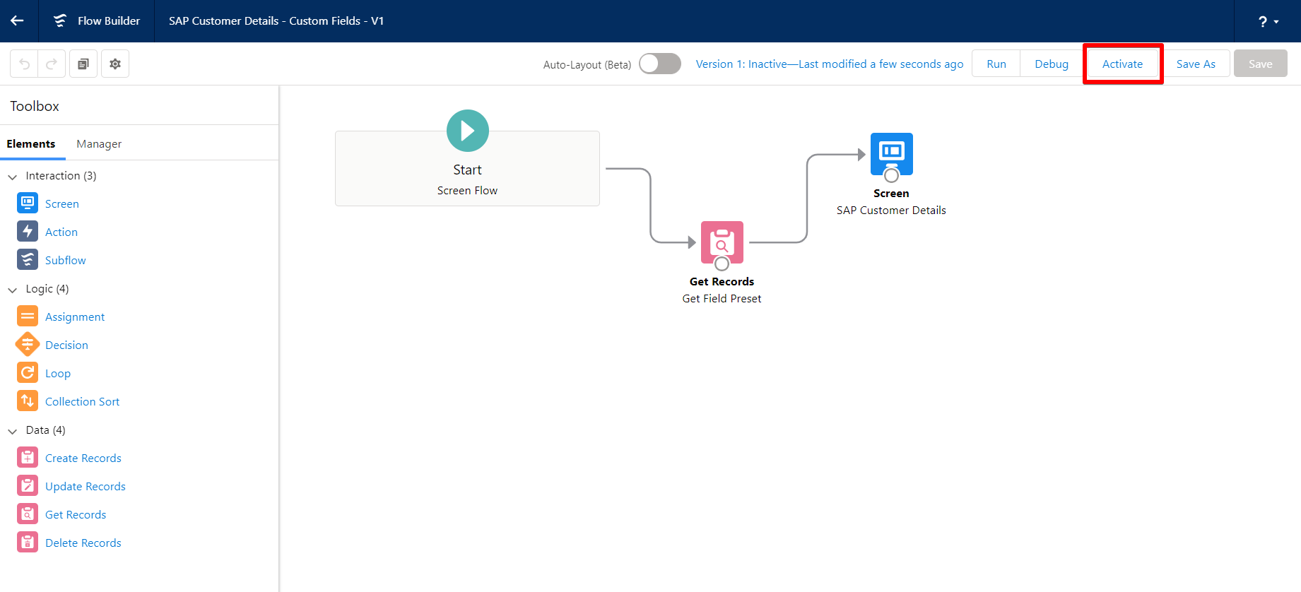 Configuring Custom Fields Using Lightning Flow | Surface | enosix ...