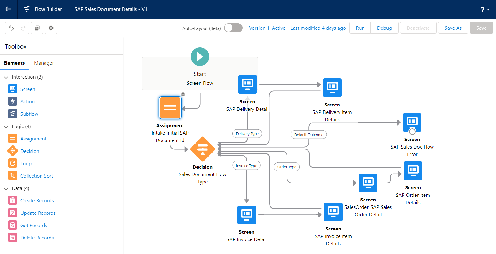 Lightning Flows and FlexiPages | Surface | enosix Product Documentation