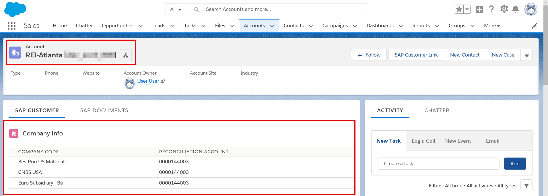 Configuring an SAP Component in a FlexiPage | Surface | enosix Product ...