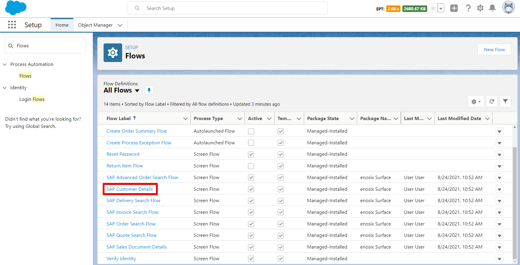 Configuring Custom Fields Using Lightning Flow | Surface | enosix ...