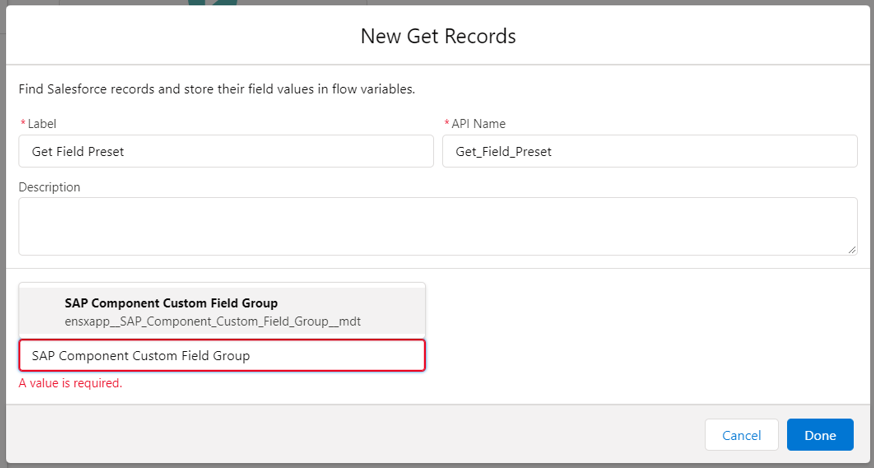 Configuring Custom Fields Using Lightning Flow | Surface | enosix ...