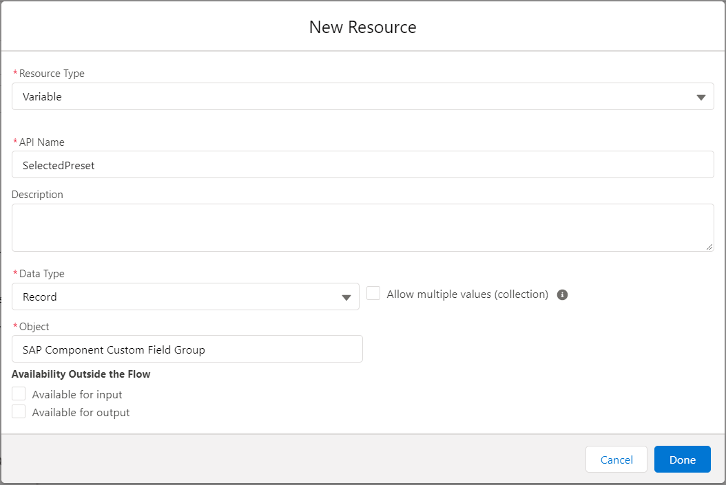 Configuring Custom Fields Using Lightning Flow | Surface | enosix ...
